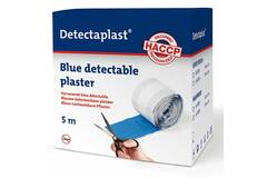 Detectaplast detect. pleister waterafstotend blauw 6cm x 5m